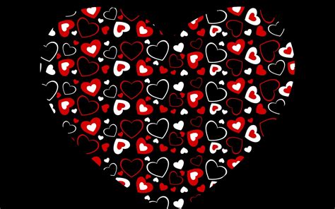 Black and white heart doodle iphone wallpaper. Red and Black Heart Wallpaper (64+ images)