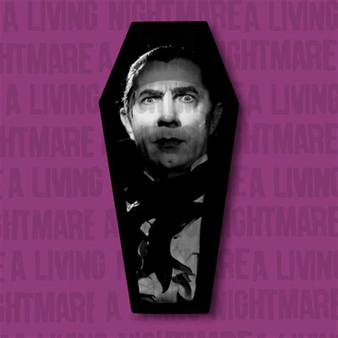 Bela Lugosi Dracula Coffin Vinyl Sticker Etsy
