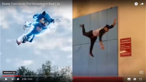 Reacting To Stunts From Sonic The Hedgehog In Real Life