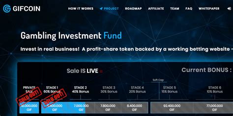 GIFcoin: Gambling Investment Fund - An Ethereum-based ...