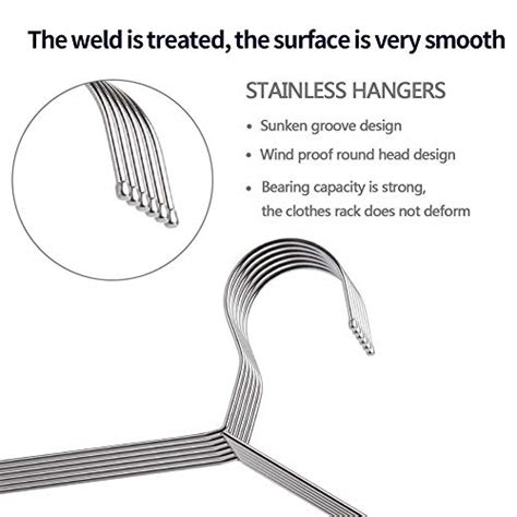 Fsuteg Coat Hangers 40 Pack Wire Hangers Stainless Steel Metal Hangers