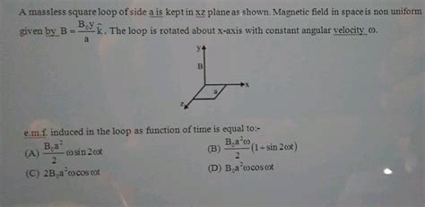 a rectangular loop of length l and breadth b is situated in a uniform magnetic field to