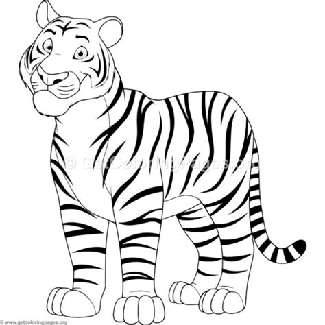 Tiger Coloring Pages Tiger Zeichnung