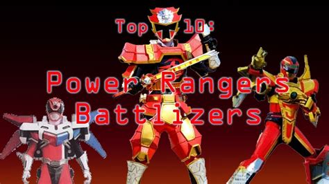 Top 10 Power Rangers Battlizers Youtube