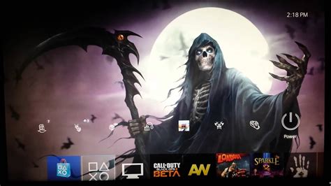 Ps4 Themes 11 Grim Reaper Dynamic Theme Youtube