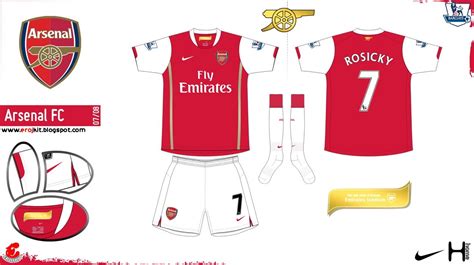 Arsenal Kit 2006-2008 Home 1