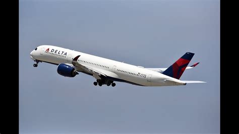 Delta Airlines Airbus A350 900 N508dn Up Close At Lax Youtube