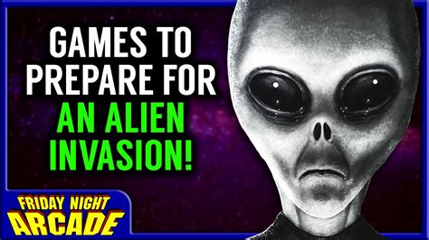 Alien Invasion Games Friday Night Arcade Youtube