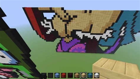 Minecraft Pixel Art Minecraft Designs Minecraft Anime Pixel Painter