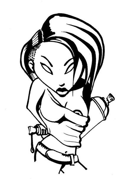 Graffiti Girl | Art Monster | Flickr