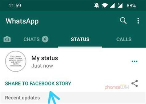 Sudah Bisa Begini Cara Membagikan Whatsapp Status Ke Facebook Story