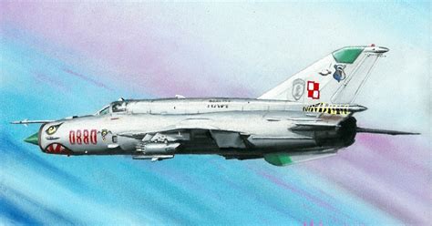 Reduces braking distance when landing on any runway. maszyny latające: Mig 21 bis - Polish Airplanes