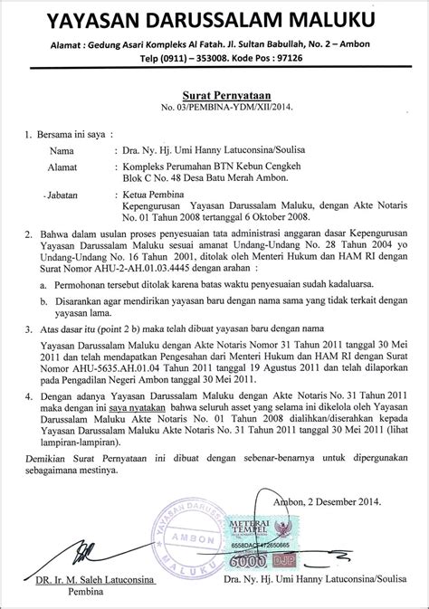 Contoh Kop Surat Yayasan Masjid Contoh Karo Free Nude Vrogue Co