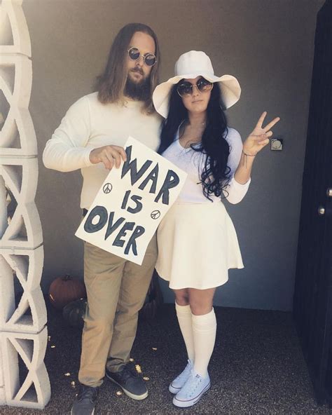 John Lennon And Yoko Ono 🏻 Couple Halloween Costumes John Lennon And
