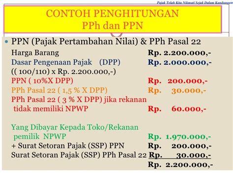 Cara Menghitung Pajak Ppn Dan Pph Jasa Konstruksi  Riset