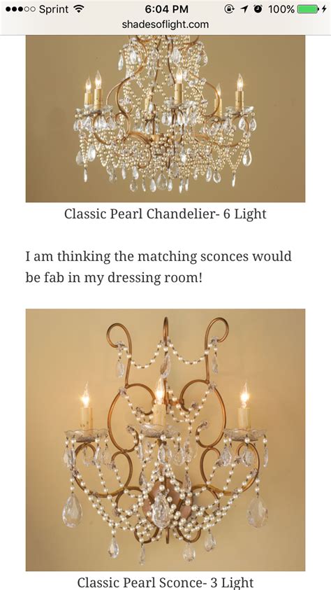 Add Pearls To Chandelier Chandelier Pearl Chandelier Ceiling Lights