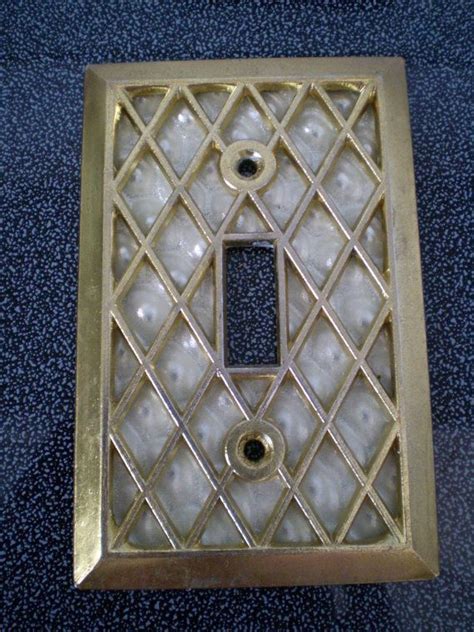 Great savings & free delivery / collection on many items. Vintage Faux Pearl single Toggle Light Switch Plate | Etsy ...