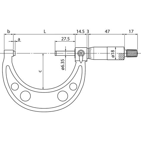 Micrometers For External Mitutoyo Serie 103