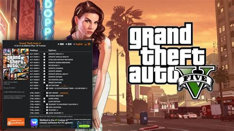 Grand Theft Auto V V10 V1028240 Plus 19 Trainer Fling Youtube