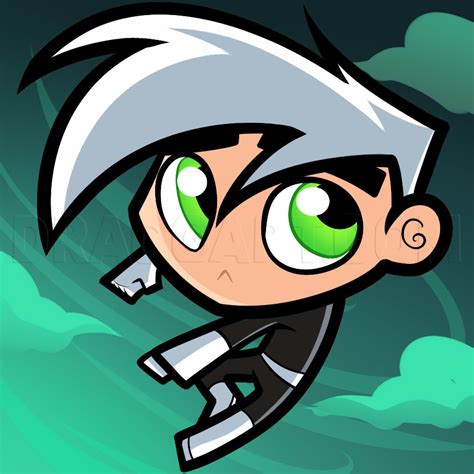 How To Draw Chibi Danny Phantom Danny Phantom Step By Step Drawing