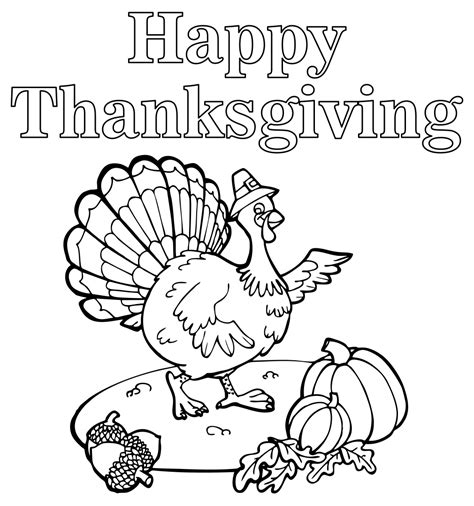 10 Best Printable Thanksgiving Coloring Crafts Pdf For Free At Printablee
