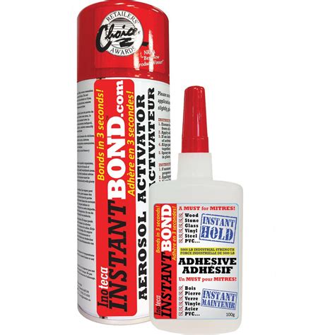 Instantbond Adhesive Super Glue And Activator Spray Household Repairs