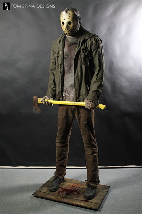 Never Hike Alone Jason Voorhees Costume Display Tom Spina Designs