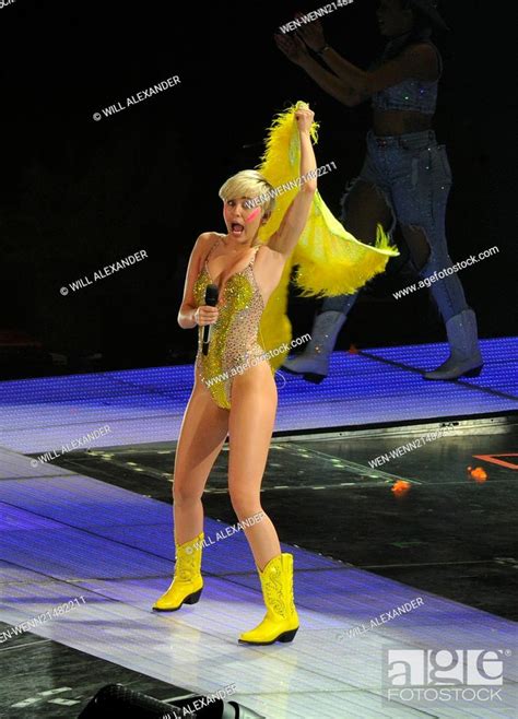 Miley Cyrus Performs In A Series Of Wacky Outfits At The Ziggo Dome