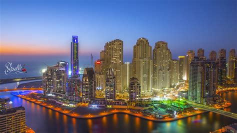 Jbr Dubai Marina Sunset Giselle Estigarribia Flickr