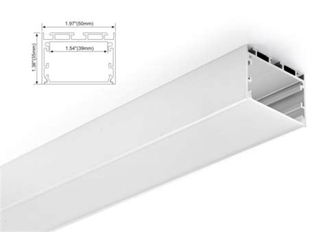Led recessed light has 2700k, 3000k, 4000k, 5000k color temperature and etc. 50mm x 35mm Aluminum Profile LED Linear lighting with Led ...