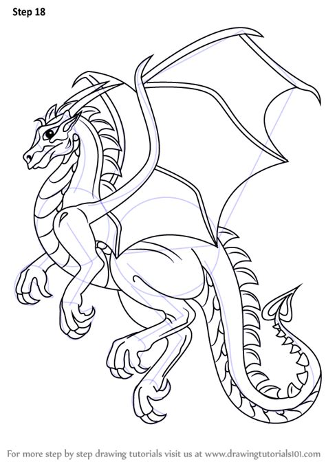 Learn How To Draw A Dragon Dragons Step By Step Drawing Tutorials