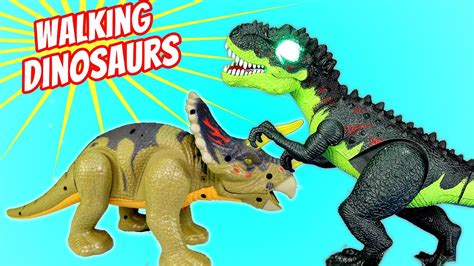 Buy kids dinosaur toys and get the best deals at the lowest prices on ebay! Dinosaur Tyrannosaurus Rex Triceratops Walking Light and ...