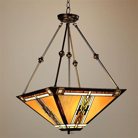 Mission Style Ceiling Light Fixture Chloe Ch33290ms14 Uf2 Farley