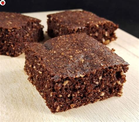 delicious cakey coconut brownies dairy free gluten free no flour