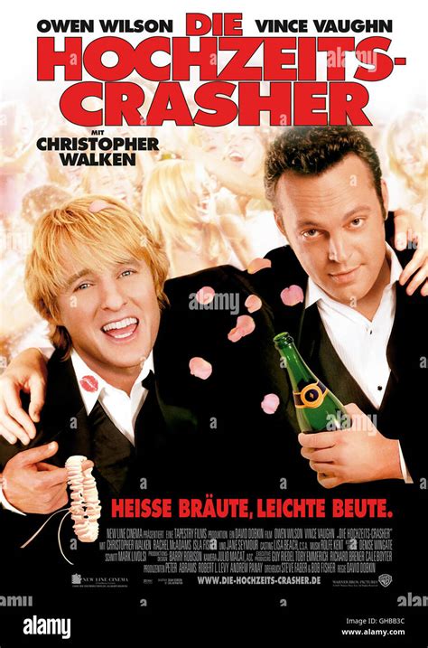 Die Hochzeits Crasher Wedding Crashers Usa 2005 David Dobkin Filmplakat Regie David Dobkin Aka