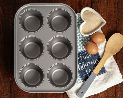 Baker And Salt 6 Cup Jumbo Muffin Tin Wsp038 At Barnitts Online Store