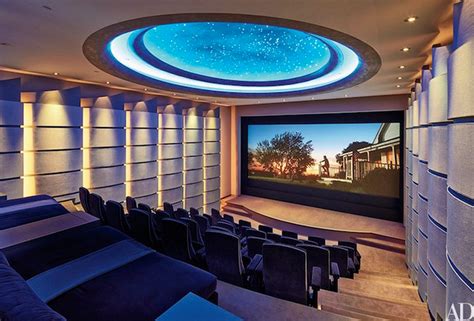 12 Contemporarymodern Home Theaters Homes Of The Rich