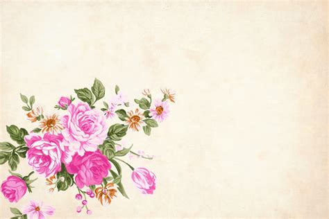 Flower Floral Background Border Free Stock Photo Public Domain