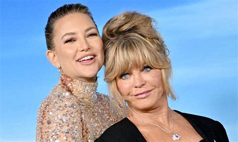 Kate Hudson Dazzles In Sparkling See Through Gown And Mom Goldie Hawn
