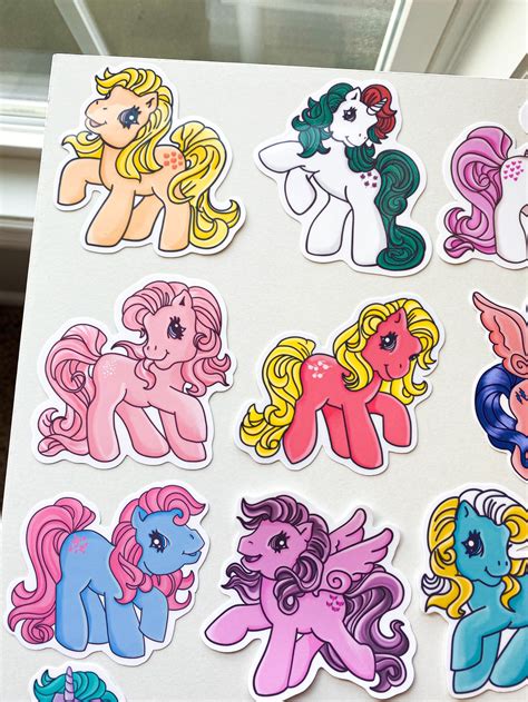 My Little Pony 1 3 Glossy Sticker Pack Theme Vinyl Etsy