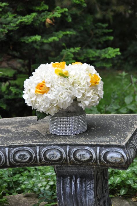 Check spelling or type a new query. white hydrangeas and yellow roses | Flower arrangements ...