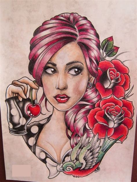 Pin Up Girl Tattoo Design Ideas And Pictures Page 2 Tattdiz