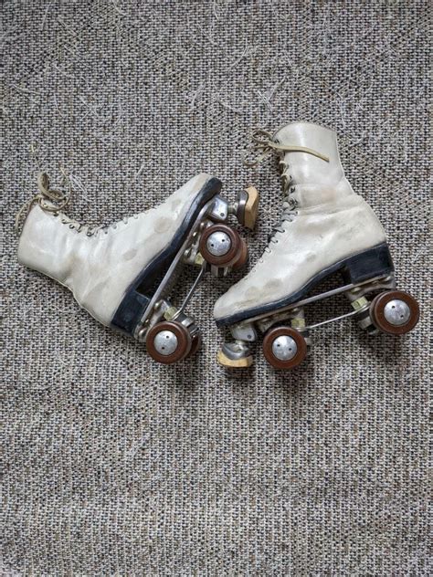 Vintage Riedell Roller Skates 8 Womens Douglas Snyder Plates