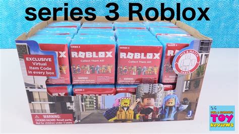 Roblox Toys Game Figures Series 3 Full Box Opening Toy Review