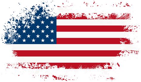 America Flag Png Clip Art Image