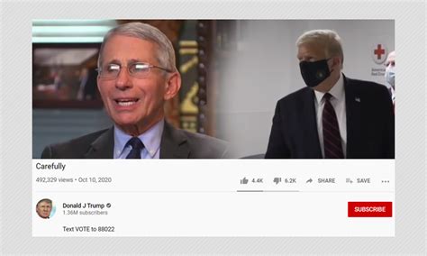 Anthony fauci testified remotely to a senate committee this week, saying the u.s. Donald Trump Campaign Ad Uses Anthony Fauci's Comment ...