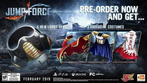 Details Emerge Of The Bonus Content Coming With Jump Force Special Editions