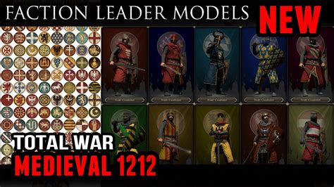 Total War Medieval Kingdoms 1212 Ad Mod Campaign Faction Leaders