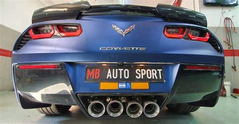 Chevrolet Corvette C7 Stingray Armytrix Exhaust Mods Best Tuning Review