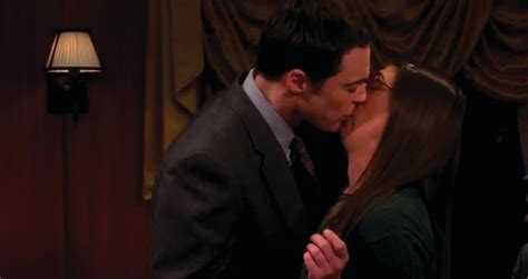 Sheldon Finally Kisses Amy On Big Bang Theory